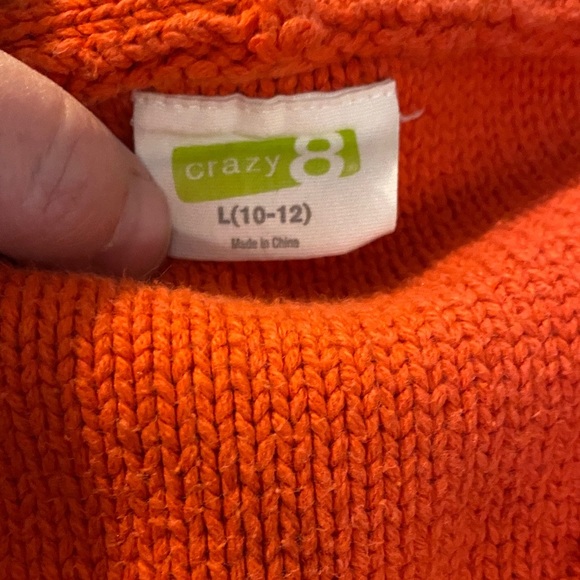 Crazy 8 Vibrant Orange Sweater - Picture 2 of 3